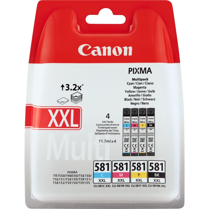 Canon CLI-581XXL Multipack