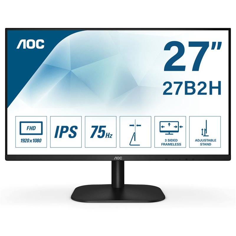AOC 27B2H - LED-Monitor - Full HD (1080p) - 68.6 cm (27")