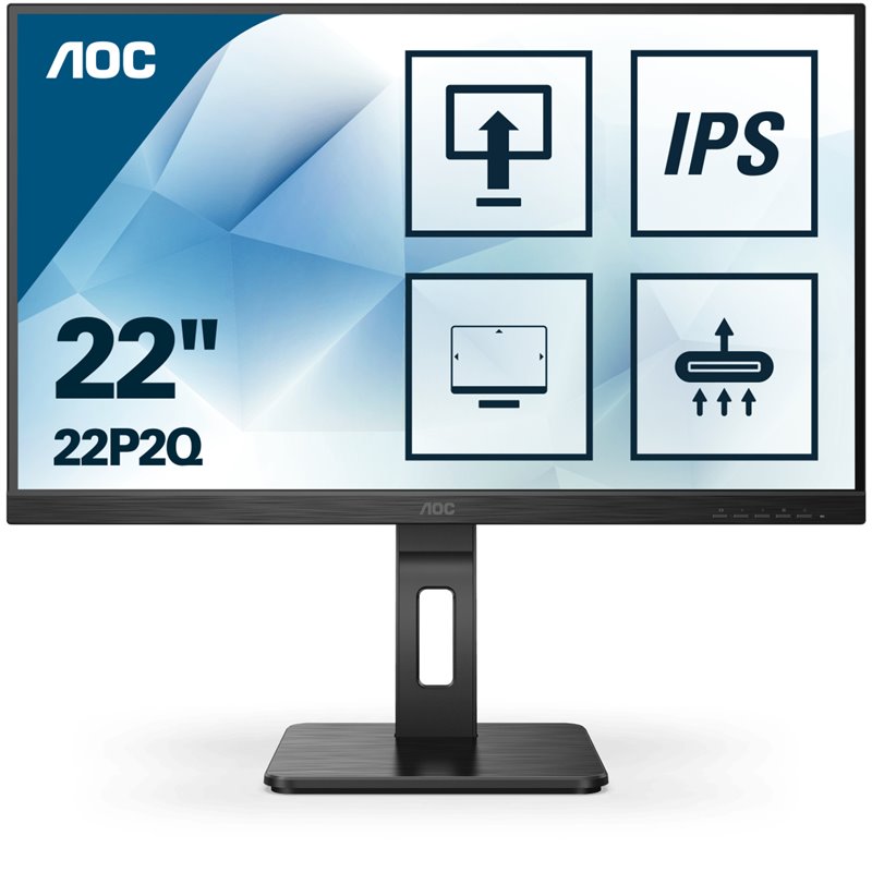 AOC 22P2Q - LED monitor - Full HD (1080p) - 21.5"