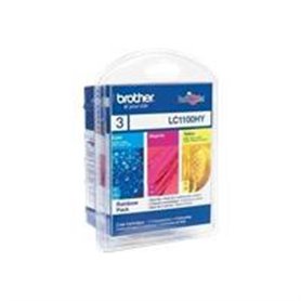 Brother LC1100 Rainbow Pack - yellow, cyan, magenta - original - toner cartridge