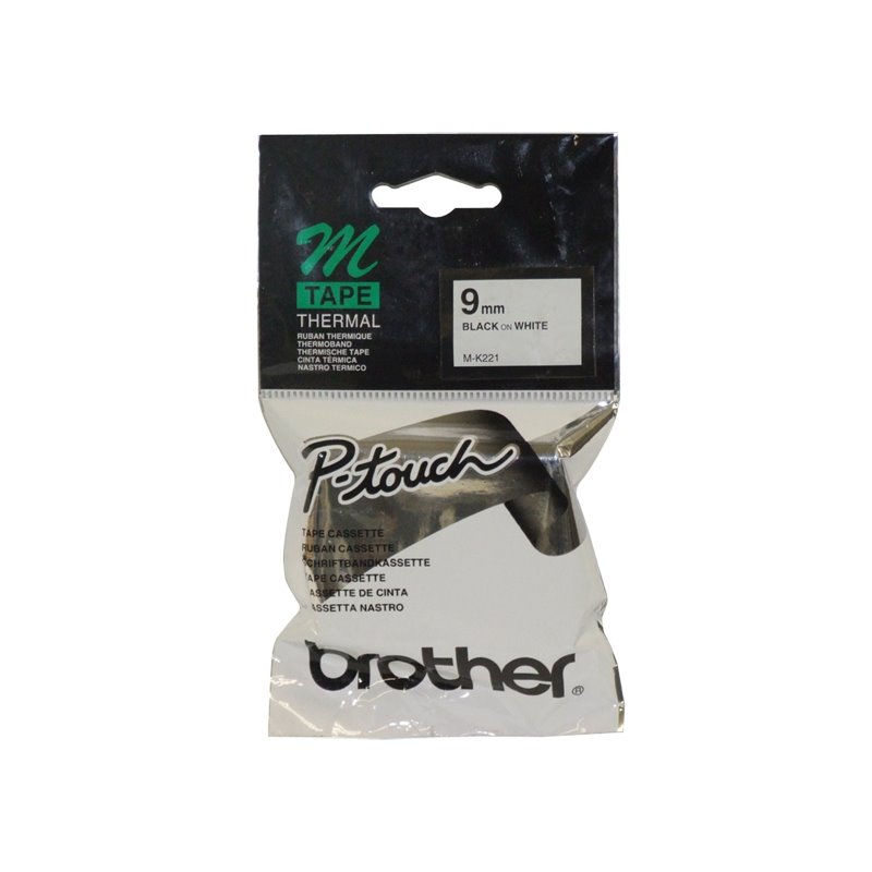 Brother MK221BZ - Etikettenband - 1 Rolle(n) - Rolle (0,9 cm x 8 m)