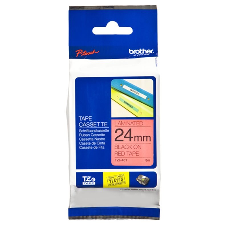 Brother TZe451 - laminated tape - 1 roll(s) - Roll (2.4 cm x 8 m)