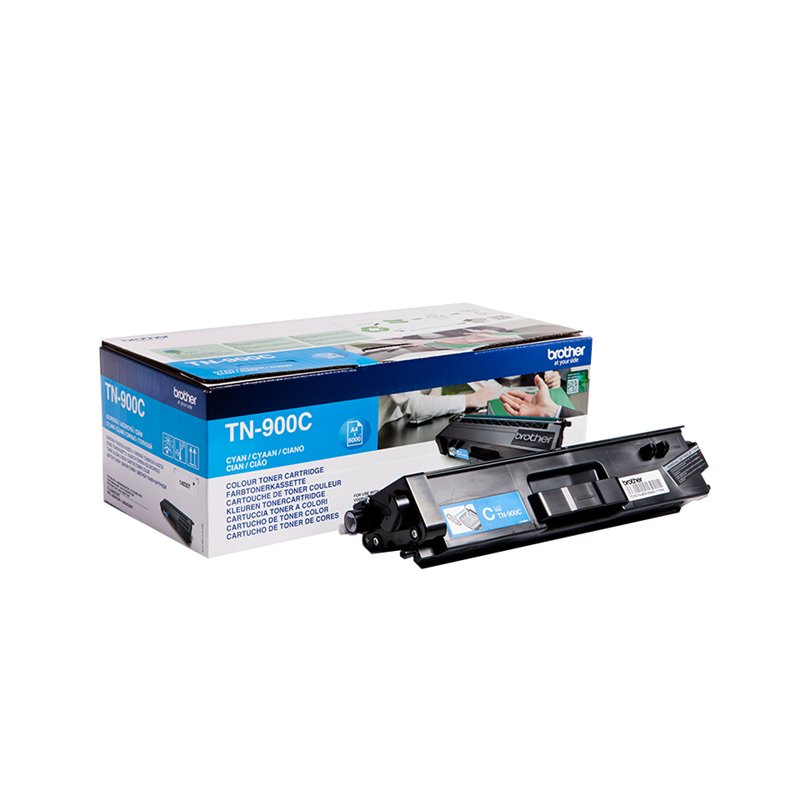 Brother TN900C - cyan - original - toner cartridge