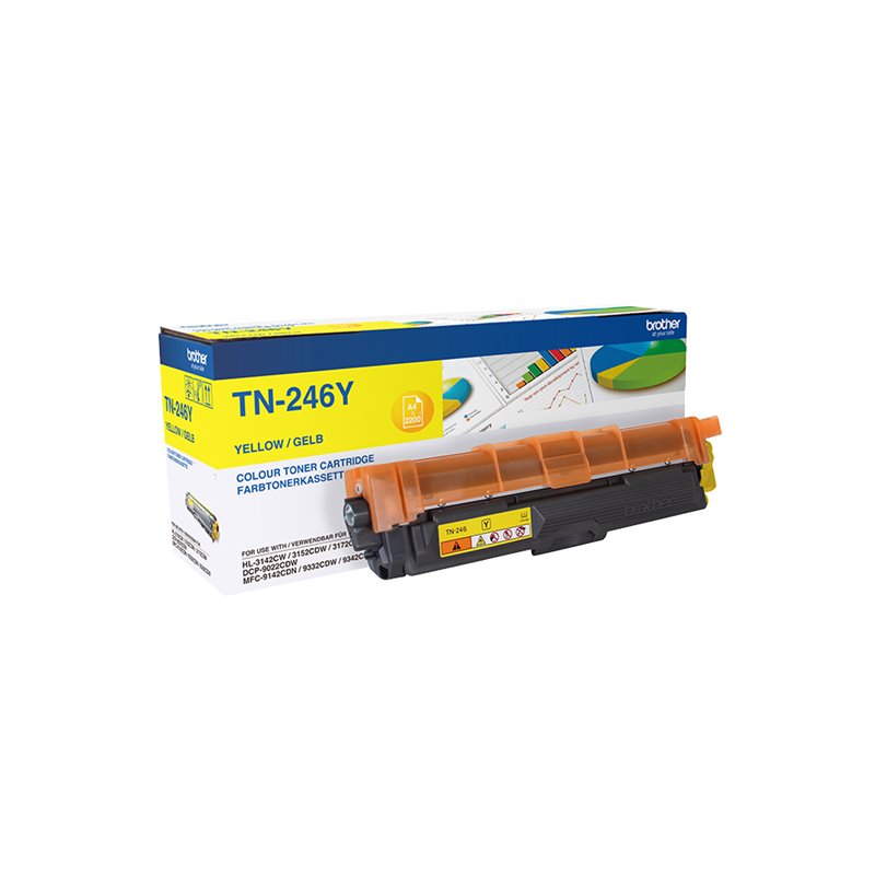 Brother TN-246Y toner cartridge Brother TN-246Y toner cartridge