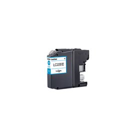 Brother LC22EC - Super High Yield - cyan - original - ink cartridge