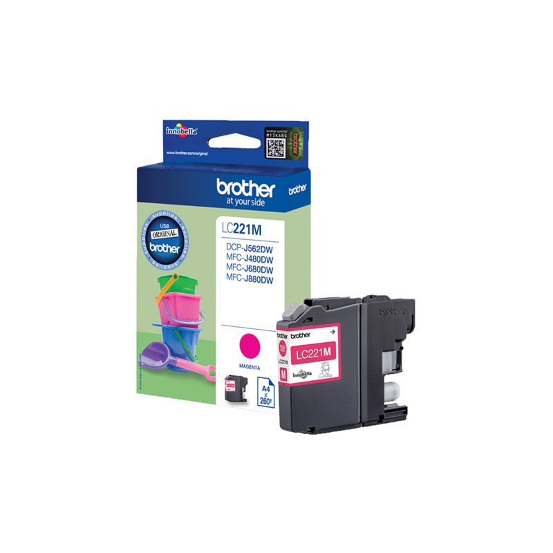 Brother LC221M - Magenta - Original - Tintenpatrone