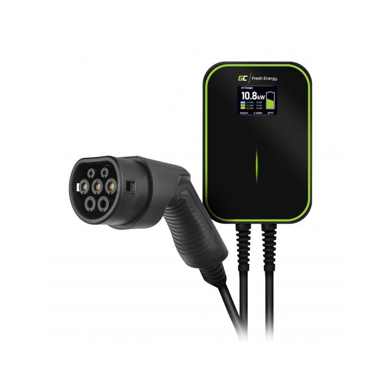 Wallbox GC EV PowerBox 22kW charger with Type 2 cable for charging electric cars and Plug-In hybrids