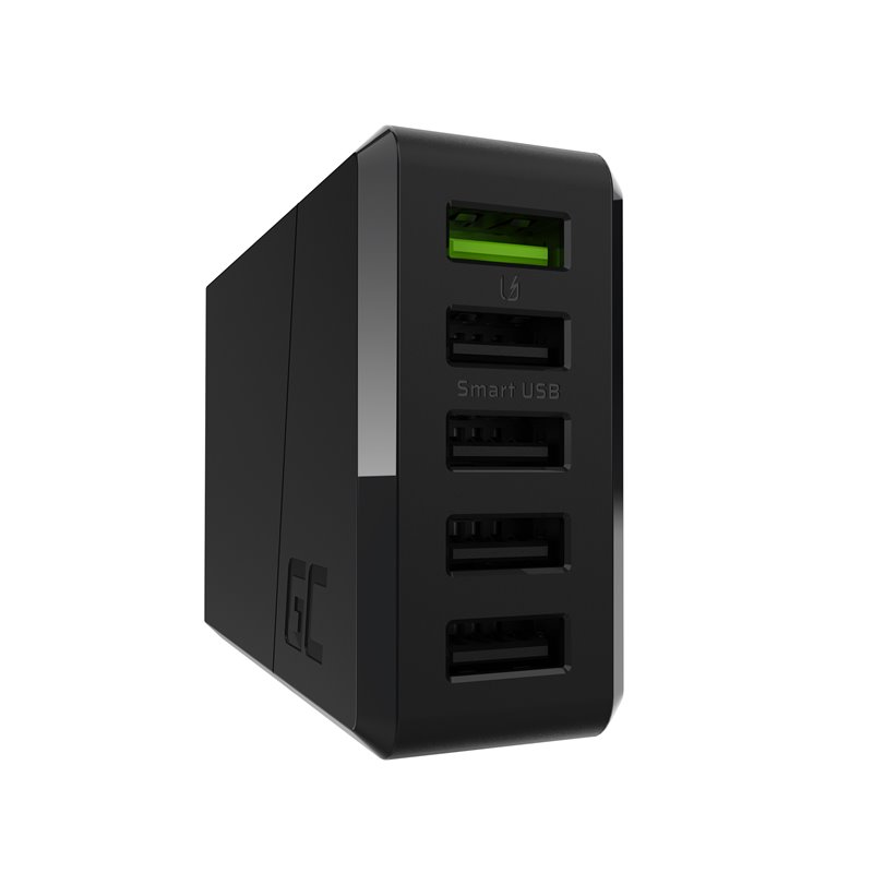 3-port charger Green Cell GC ChargeSource 5 5xUSB 52W with Ultra Charge and Smart Charge