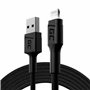 Cable Green Cell Ray USB-A - Lightning White LED 200cm with support for Apple 2.4A fast charging