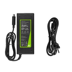 Charger Green Cell 42V do hulajnogi Xiaomi Mijia M365, M365 Pro / Segway Ninebot ES1, ES2, ES3, ES4 / Lime / Hive / Bird