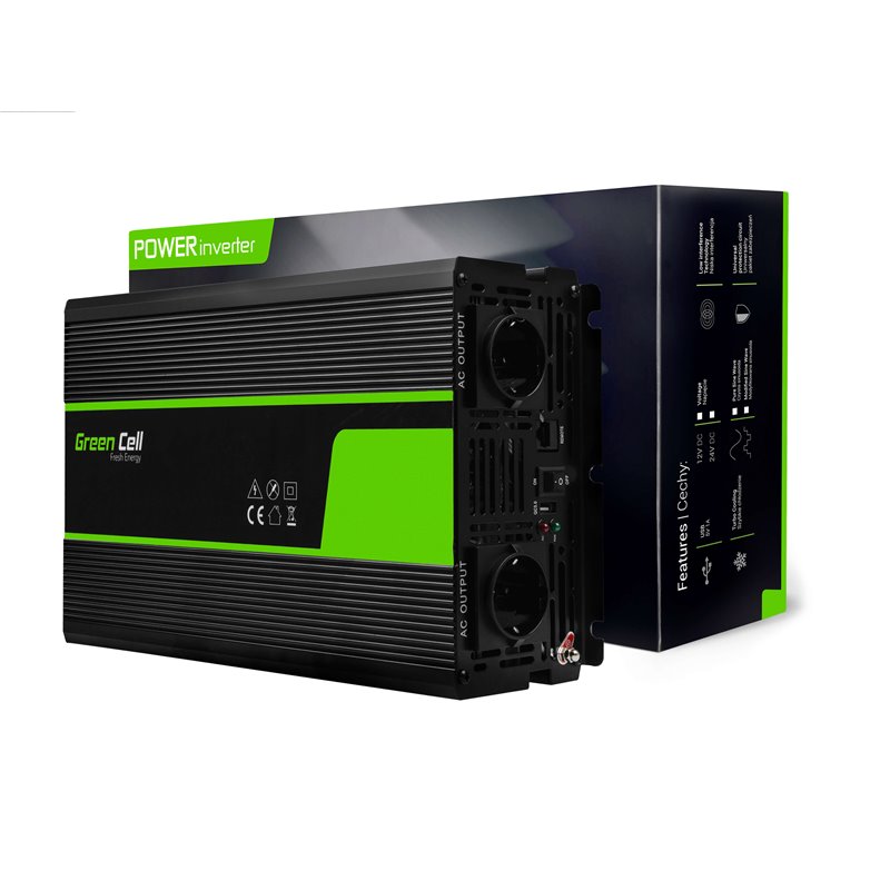 Inverter Green Cell® 12V to 230V Modified sine 1500W