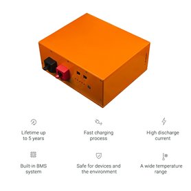 Akumulator litowo-żelazowo-fosforanowy LiFePO4 Green Cell 12.8V 172Ah do paneli solarnych i kamperów