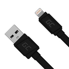 GCmatte Lightning Flat cable 25 cm with fast charging Apple 2.4A