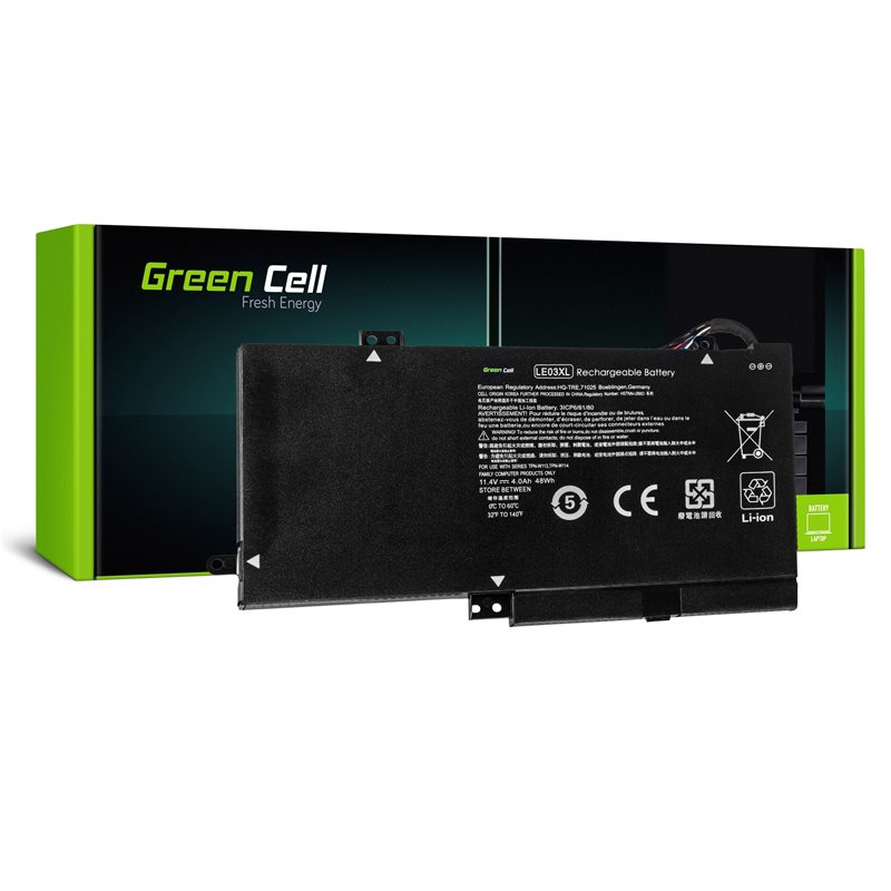 Green Cell Battery for HP Envy x360 15-W M6-W Pavilion x360 13-S 15-BK / 11,4V 3400mAh