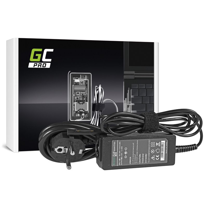 Green Cell PRO Charger AC Adapter for Microsoft Surface Pro 3 i Pro 4 36W / 12V 2,58A / Magnetic Green Cell PRO Charger AC Adapter for Microsoft Surface Pro 3 i Pro 4 36W / 12V 2,58A / Magnetic