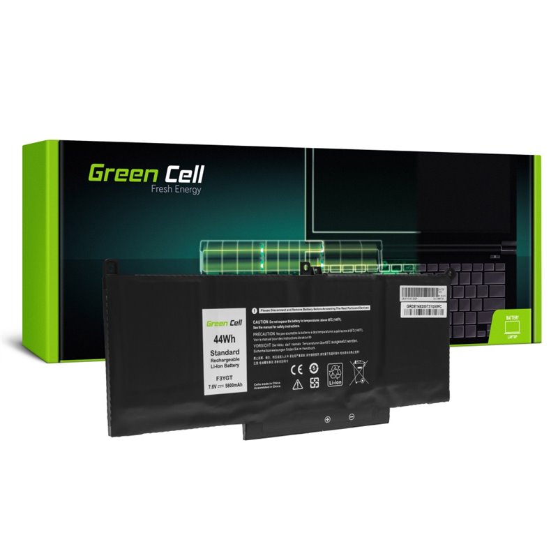 Green Cell Battery F3YGT for Dell Latitude 7280 7290 7380 7390 7480 7490 Green Cell Battery F3YGT for Dell Latitude 7280 7290 7380 7390 7480 7490