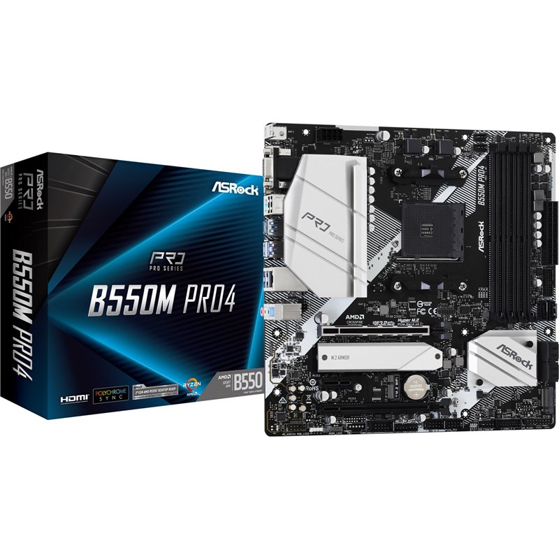 ASRock B550M Pro4 - Motherboard - micro ATX