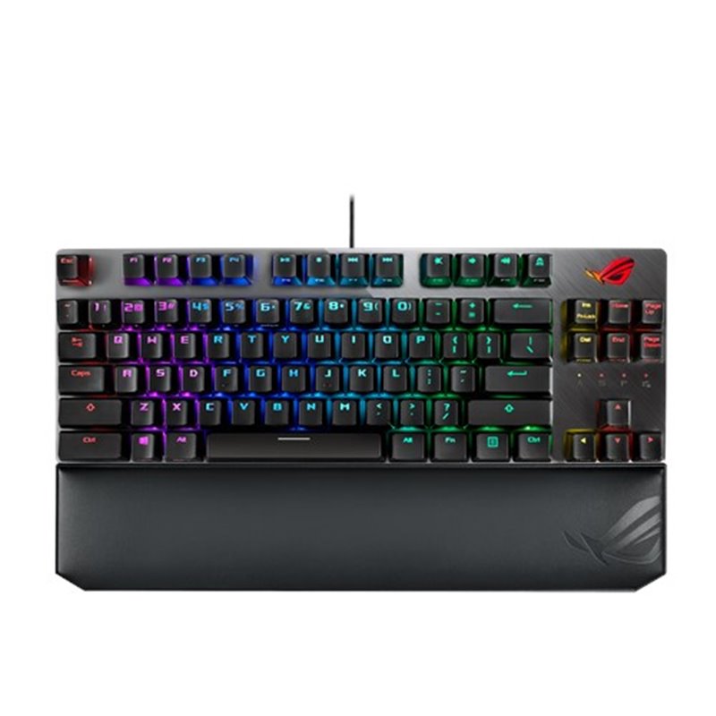 ASUS ROG Strix Scope TKL Deluxe - Tastatur - Deutsch - Grau, Schwarz