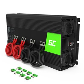 Car Power Inverter Green Cell® 24V to 230V, 1500W/3000W