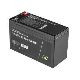 Battery Lithium-iron-phosphate LiFePO4 Green Cell 12V 12.8V 10Ah for photovoltaic system, campers and boats