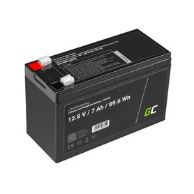 Battery Lithium-iron-phosphate LiFePO4 Green Cell 12V 12.8V 7Ah for photovoltaic system, campers and boats