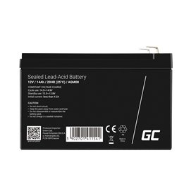 Green Cell AGM Battery 12V 14Ah