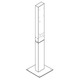 GC EV Stand mounting post for Wallbox electric car charging stations