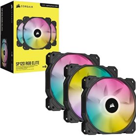 Corsair iCUE SP120 RGB Elite 3-pack PWM 12cm +LNode Core