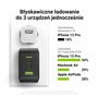 £adowarka sieciowa Green Cell GC PowerGaN 65W (2x USB-C Power Delivery, 1x USB-A kompatybilne z Quick Charge 3.0)