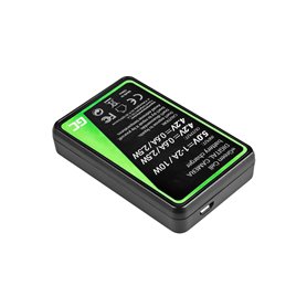 Green Cell Charger AHBBP-401 for GoPro HERO 4 CHDBX CHDBY CHDHX CHDHY Black White Silver Edition (4.2v 2.5w 0.6A)