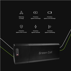 Green Cell Battery 13Ah (312Wh) for Electric Bikes E-Bikes 24V
