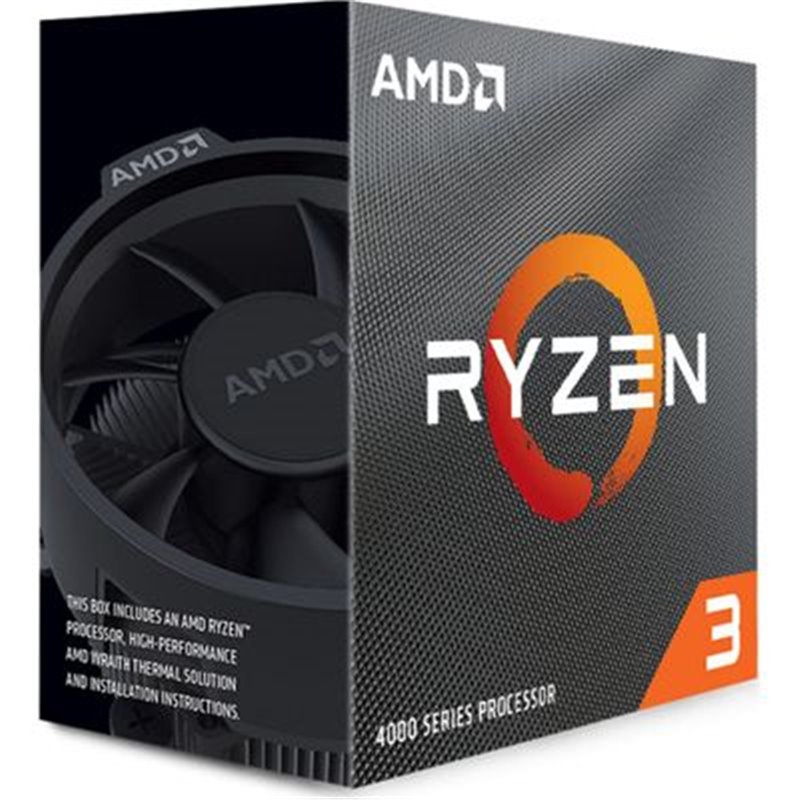 AMD Ryzen 3 4100 3,8GHz 4-Core 6MB 65W with Wraith Stealth Cooler