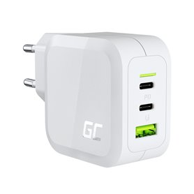 £adowarka sieciowa Green Cell GC PowerGaN 65W (2x USB-C Power Delivery, 1x USB-A kompatybilne z Quick Charge 3.0)