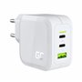 £adowarka sieciowa Green Cell GC PowerGaN 65W (2x USB-C Power Delivery, 1x USB-A kompatybilne z Quick Charge 3.0)