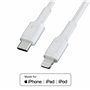 Kabel Bia³y USB-C - Lightning MFi 1m do Apple iPhone Green Cell PowerStream, z szybkim ³adowaniem Power Delivery