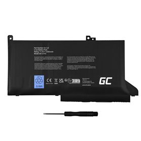 Green Cell Battery DJ1J0 for Dell Latitude 7280 7290 7380 7390 7480 7490