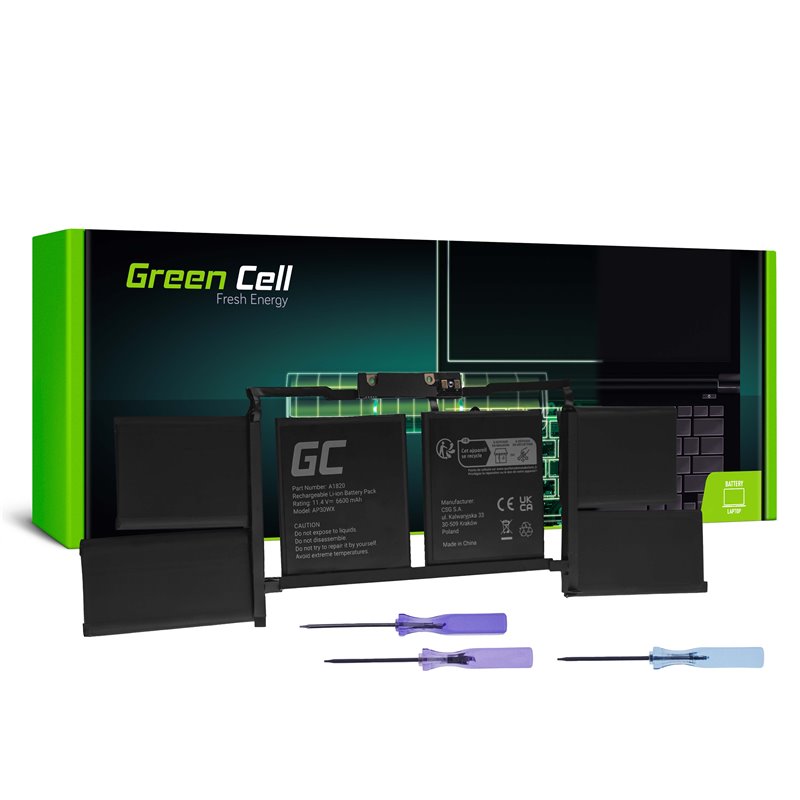 Green Cell Battery A1820 for Apple MacBook Pro 15 A1707 (2016, 2017) Green Cell Battery A1820 for Apple MacBook Pro 15 A1707 (2016, 2017)