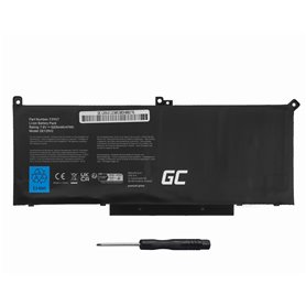 Green Cell Battery F3YGT for Dell Latitude 7280 7290 7380 7390 7480 7490