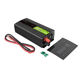 Car Power Inverter Green Cell® 12V to 230V, 500W/1000W