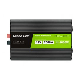 Car Power Inverter Green Cell® 12V to 230V, 500W/1000W