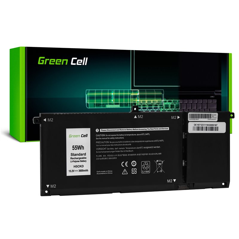 Green Cell Battery H5CKD TXD03 to Dell Inspiron 5400 5401 5406 7300 5501 5502 5508