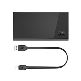 Green Cell GC PowerPlay 20S Power Bank 20000mAh 22.5W PD USB C with Fast Charging Portable Phone Charger for iPhone 15 14 13 12
