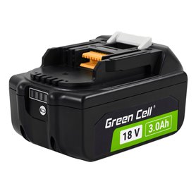Green Cell Akku BL1830 fόr Makita LXT 18V 3Ah Elektrowerkzeuge