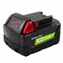 Green Cell Battery for Milwaukee M18 18V 5Ah Replacement Battery M18 B5 4932430483