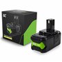 Green Cell Battery for Ryobi ONE+ 18V 4Ah Replacement Battery RB18L40