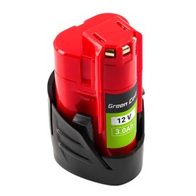 Green Cell Battery for Milwaukee M12 12V 3Ah Replacement Battery M12 B3 4932451388