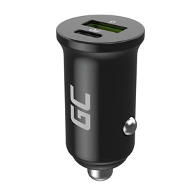 Green Cell Autoladegerδt 38W GC PowerRide Nano38 mit USB-C USB-A Power Delivery und Ultra Charge Schnellladung