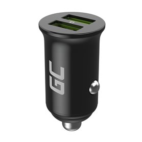 Green Cell Autoladegerδt 36W GC PowerRide Nano36 mit 2x USB-A Ultra Charge Schnellladung