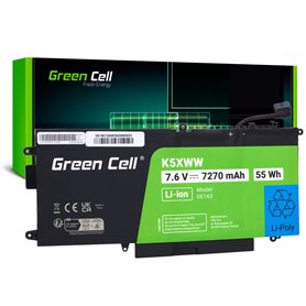 Green Cell Laptop Akku K5XWW fόr Dell Latitude 7390 2-in-1 5289 7389