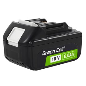 Green Cell Akku BL1860 fόr Makita LXT 18V 6Ah Elektrowerkzeuge